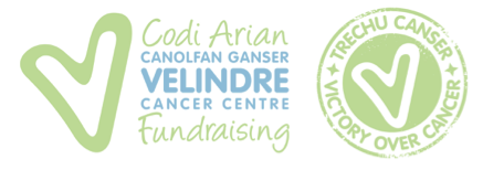 Codi Arian fundraising logo for local cancer centre